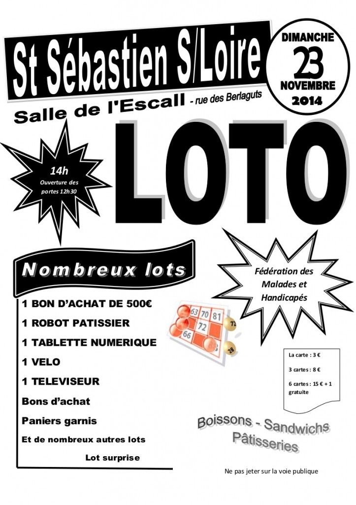 affiche loto 2014-2