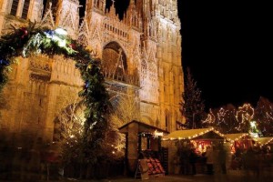 chalets de noel cathédrale rouen